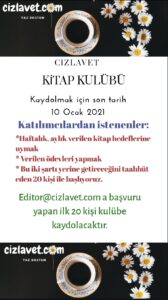 Read more about the article Kitap Kulübüne Üye Olmak İster misiniz / Cizlavet